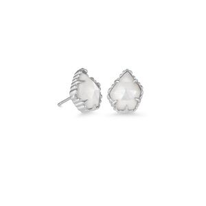Kendra Scott Tessa silver and ivory mother of pearl Stud Earrings